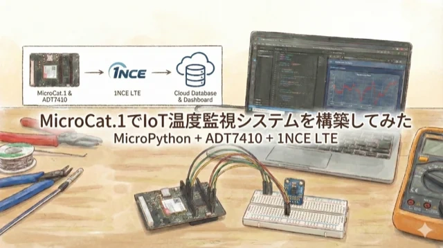 MicroCat.1でIoT温度監視システムを構築してみた